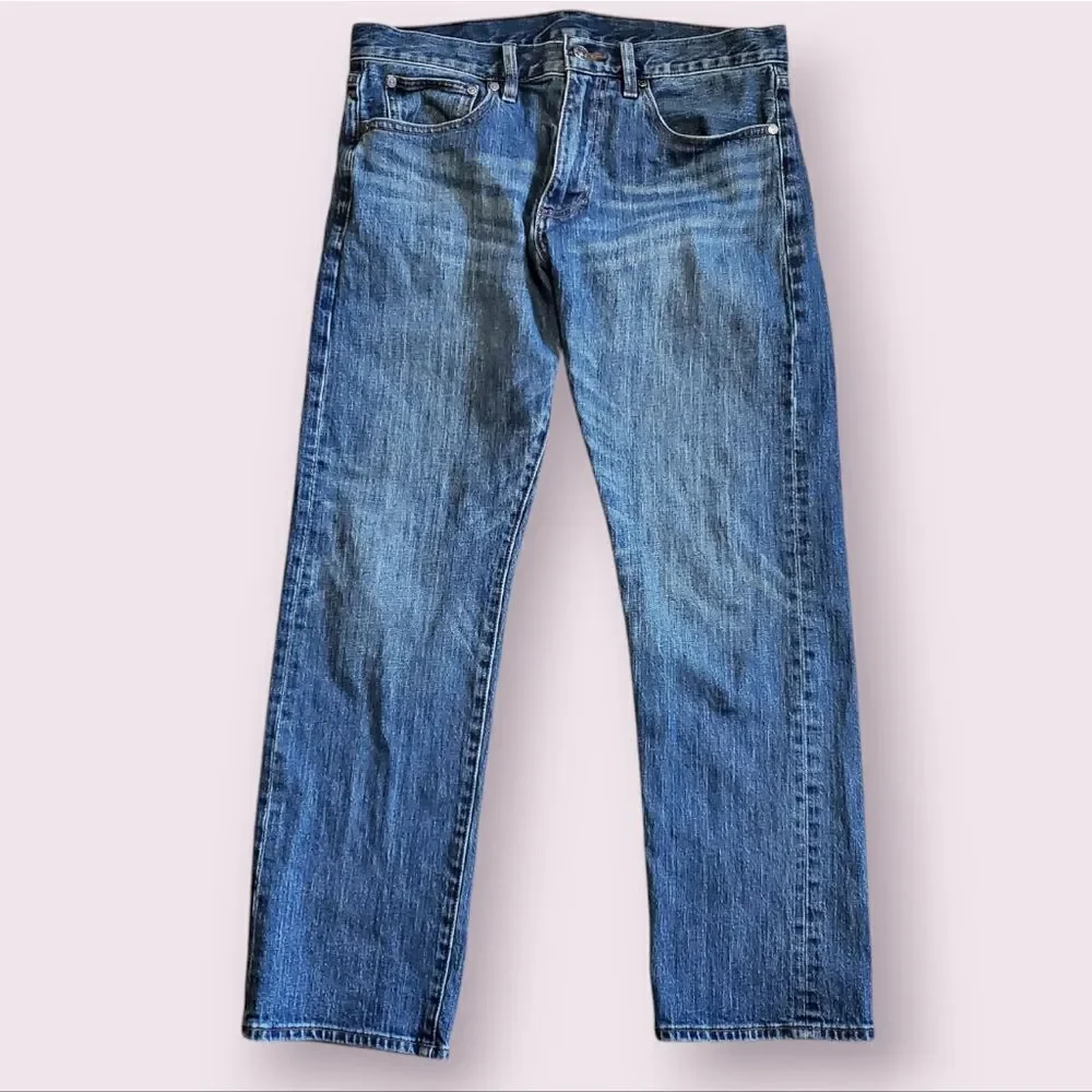 Brooks Brothers Men's Straight Fit Blue Jeans 34 x 30 | Preppy Ivy Trad | EUC